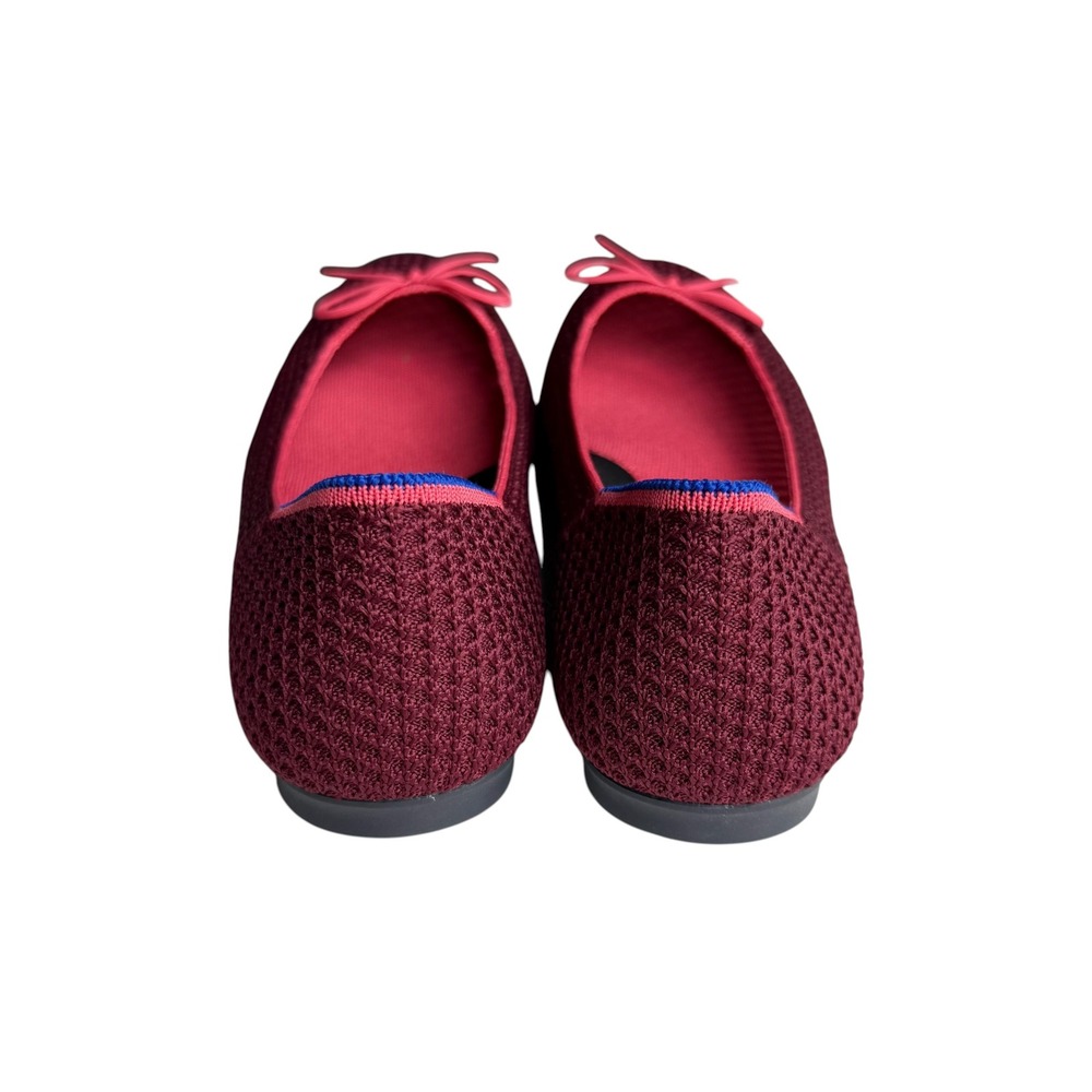 NEW Rothy's The Ballet Flat Bow Berry Mesh Size 10 - Picture 4 of 8
